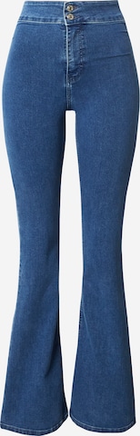 TOPSHOP Flared Jeans 'Jonie' in Blue: front
