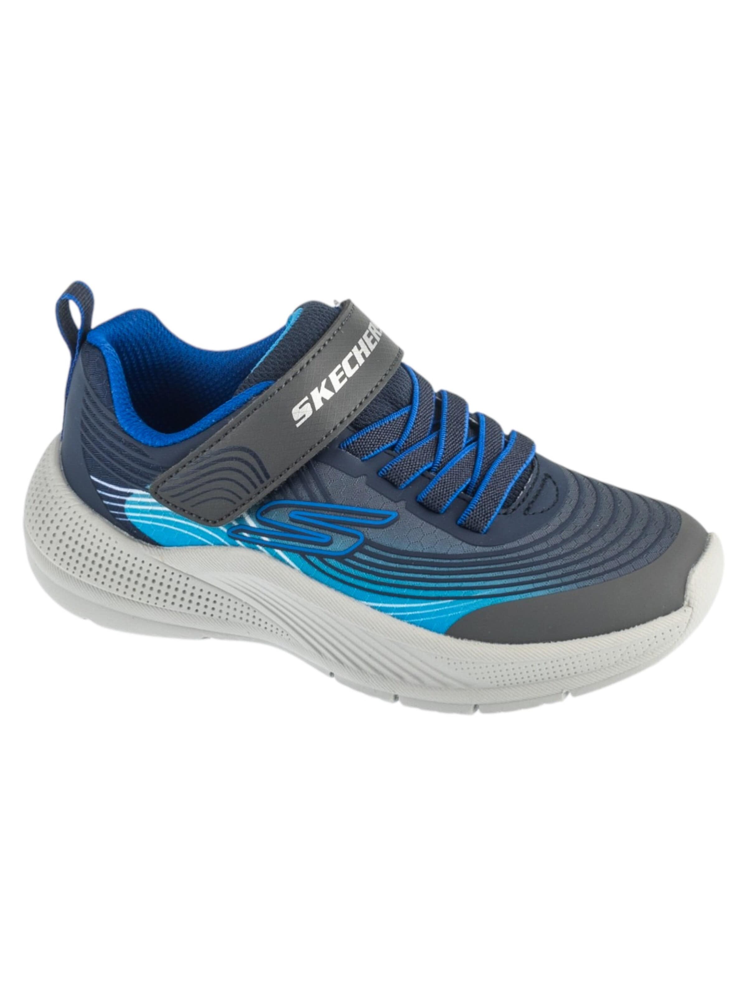 SKECHERS Sneakers 'Microspec Advance' in Blauw: voorkant