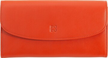 DuDu Wallet 'Colorful Gandia' in Orange: front