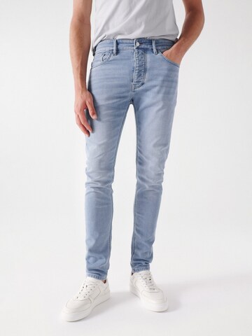 Skinny Jean Salsa Jeans en bleu : devant