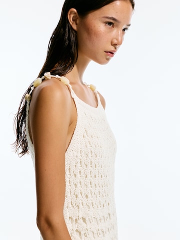 Pull&Bear Knit dress in Beige