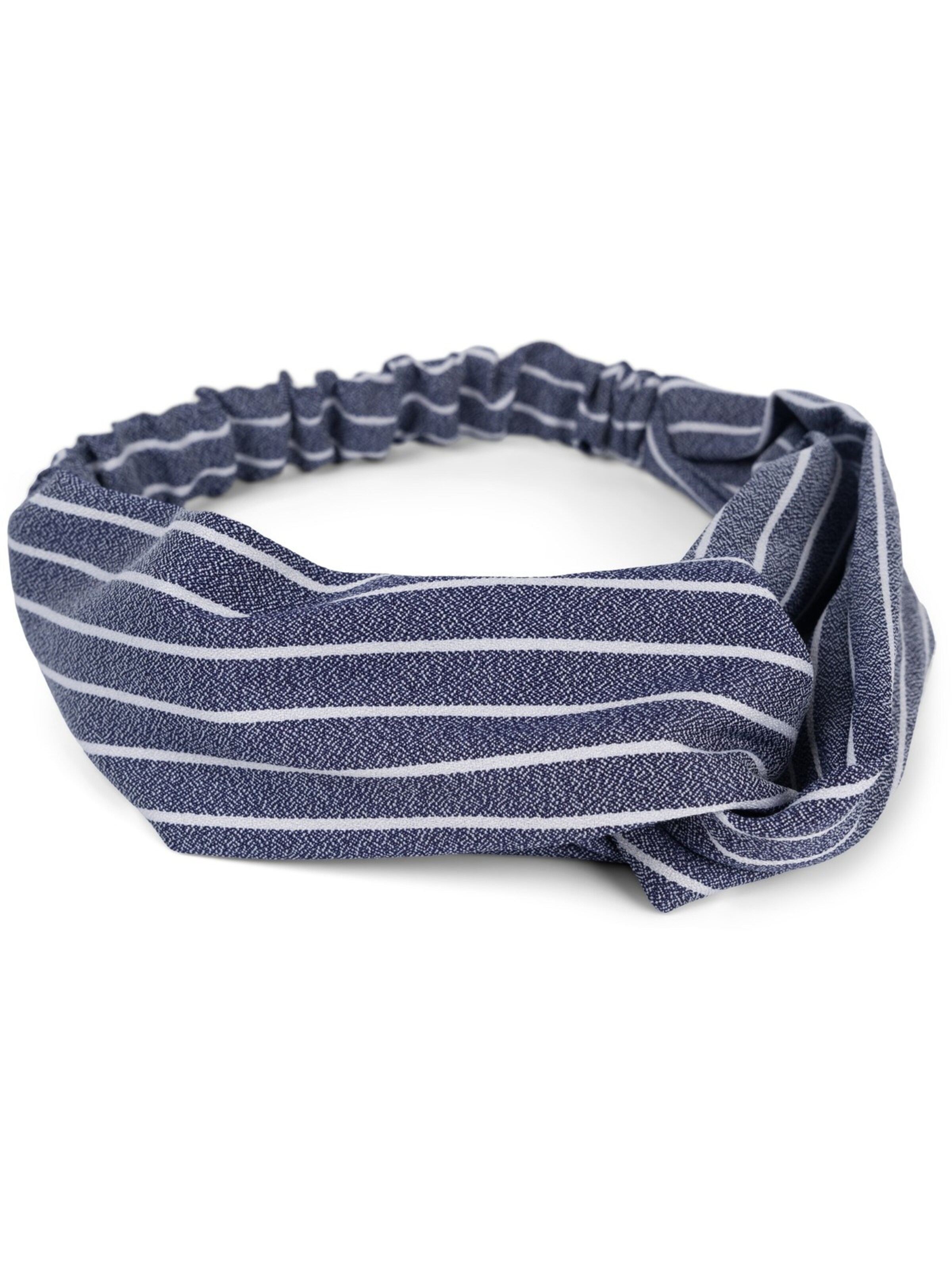 styleBREAKER Haarschmuck 'Haarband mit Streifen Muster und Twist Knoten'‌‌‌‌ in Blau