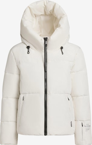 khujo Winterjacke 'Audrey Matt' in Weiß: Vorderseite