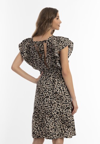 Abito di faina in beige