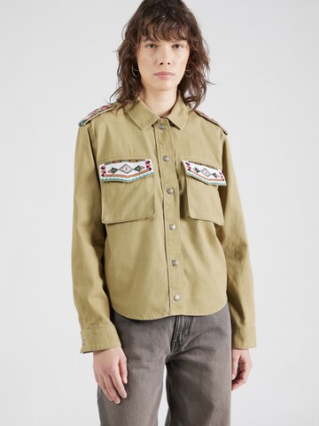 ONLY Between-season jacket 'FOX' in Green: front