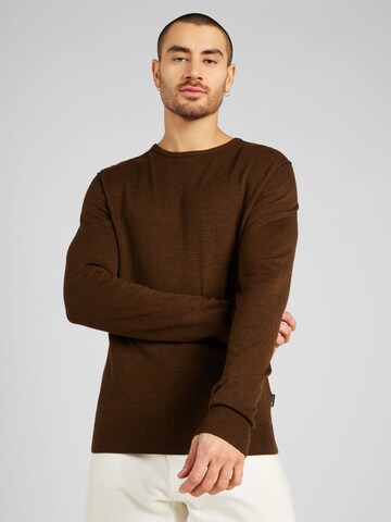 BLEND Sweater in Brown: front