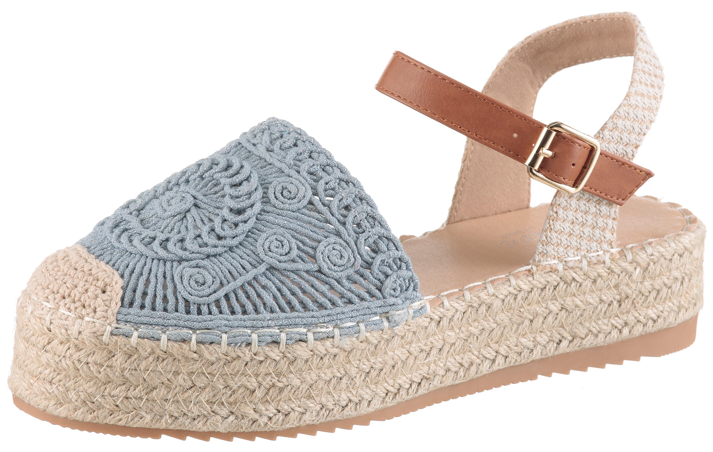 Aniston Sandale in Blau: Vorderseite