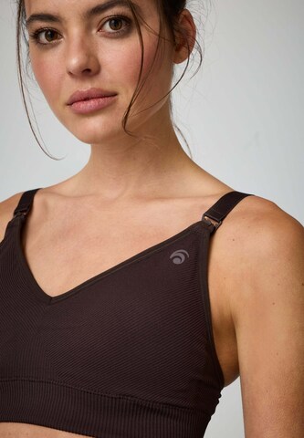 OCEANSAPART Bralette Nursing Bra 'Mila' in Brown