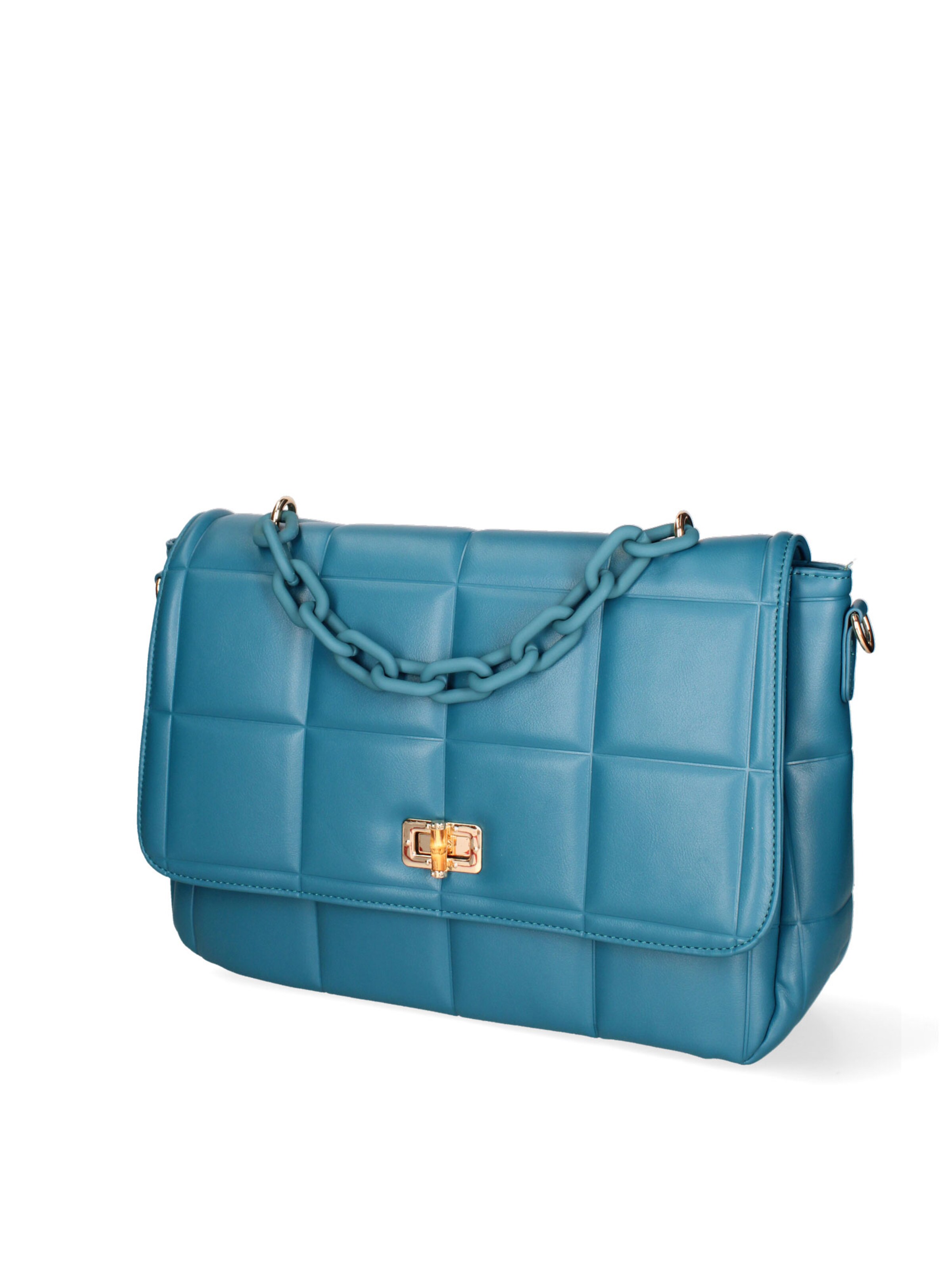 Borsa a mano 'Borsa a mano Solange ecopelle vegana con catena - Diana & Co' di Diana&Co. in verde
