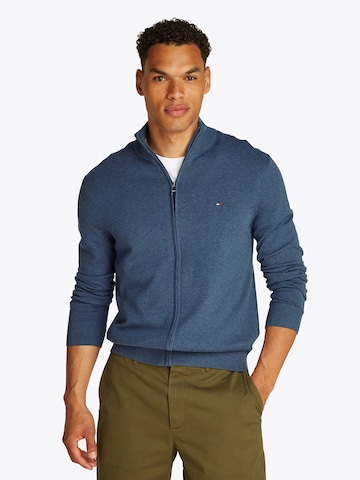 TOMMY HILFIGER Kardigán 'Essential' - kék: elől