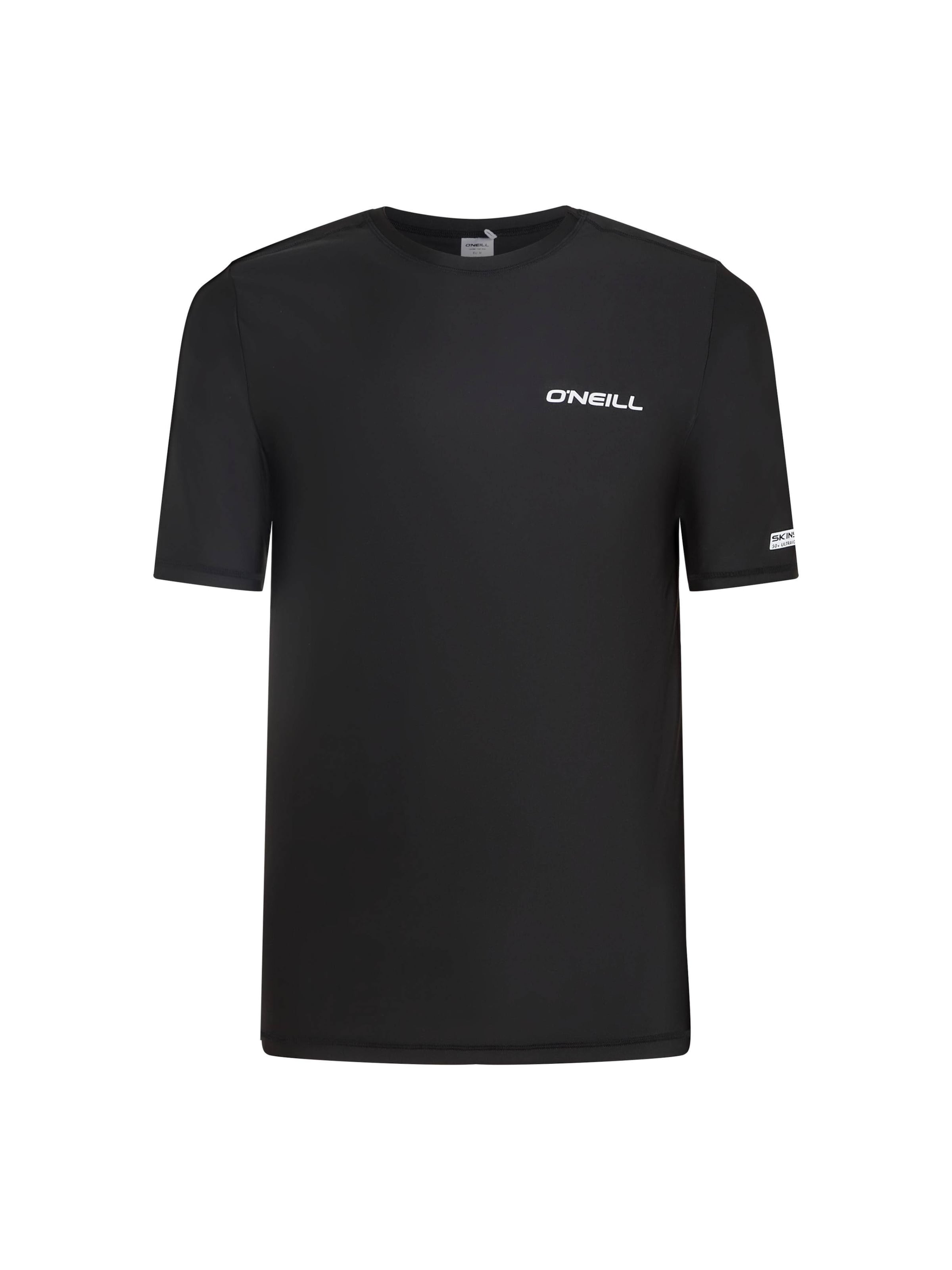 O'NEILL Λειτουργικό μπλουζάκι σε μαύρο: μπροστά