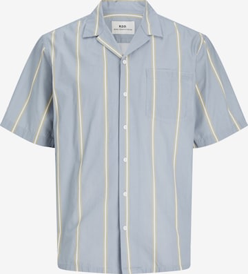 JACK & JONES Button Up Shirt 'CAIN' in Blue: front