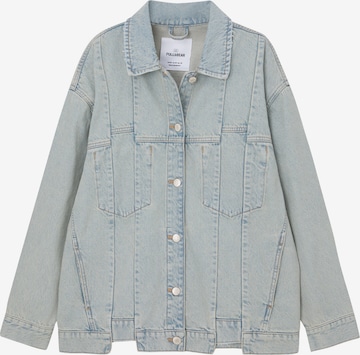 Pull&Bear Tussenjas in Blauw: voorkant