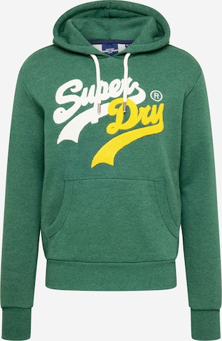 Superdry Sweatshirt in Groen: voorkant