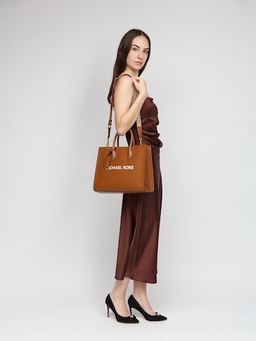 Michael Kors Handtas 'Mirella' in Bruin: voorkant