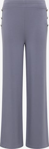 Wide leg Pantaloni di DreiMaster Vintage in grigio: frontale