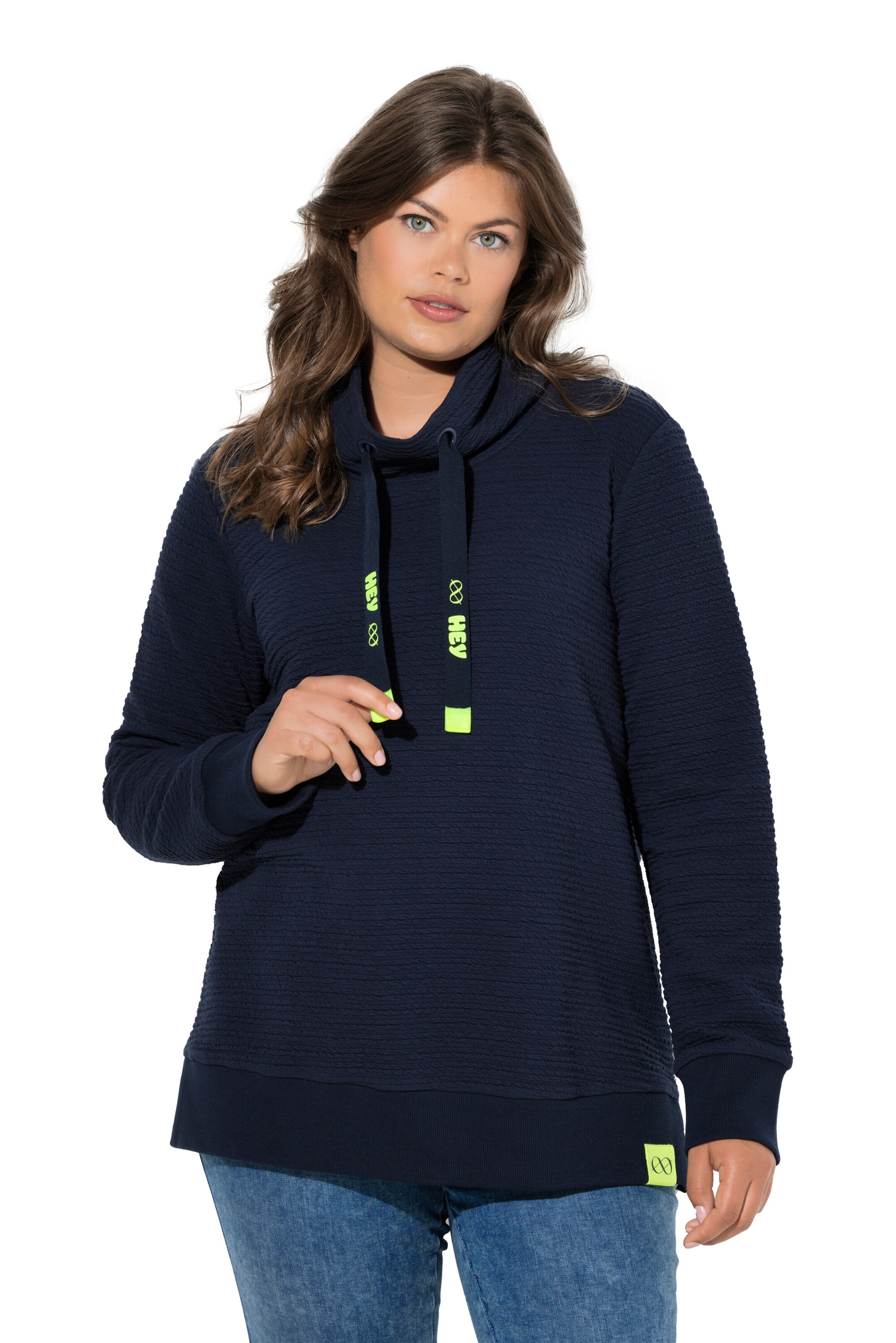 LAURASØN Sweatshirt in Blue: front