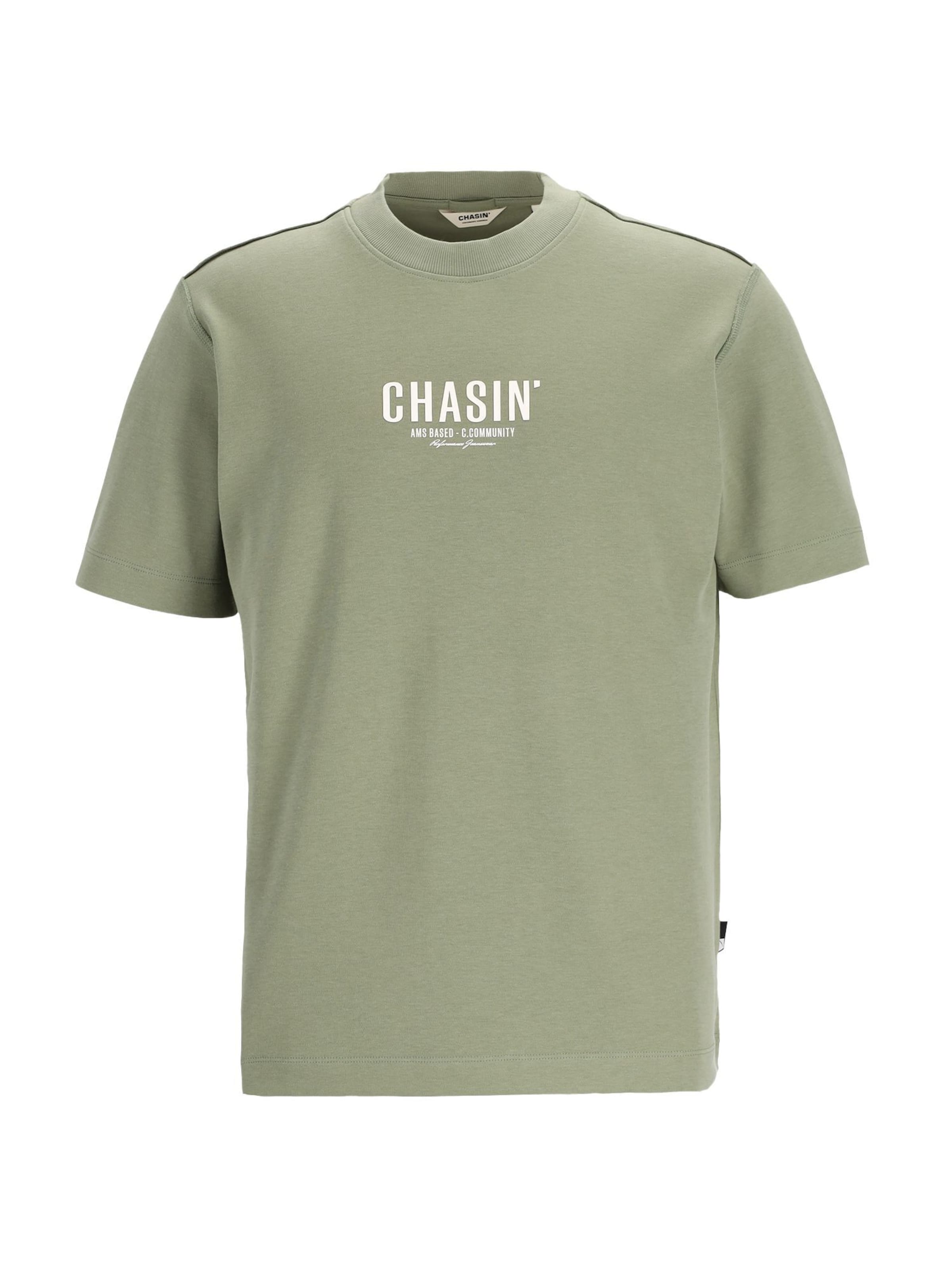 CHASIN' Shirt 'Mayor' in Green: front