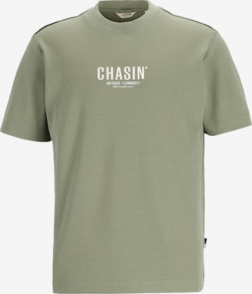 CHASIN' T-Shirt 'Mayor' in Grün: Vorderseite