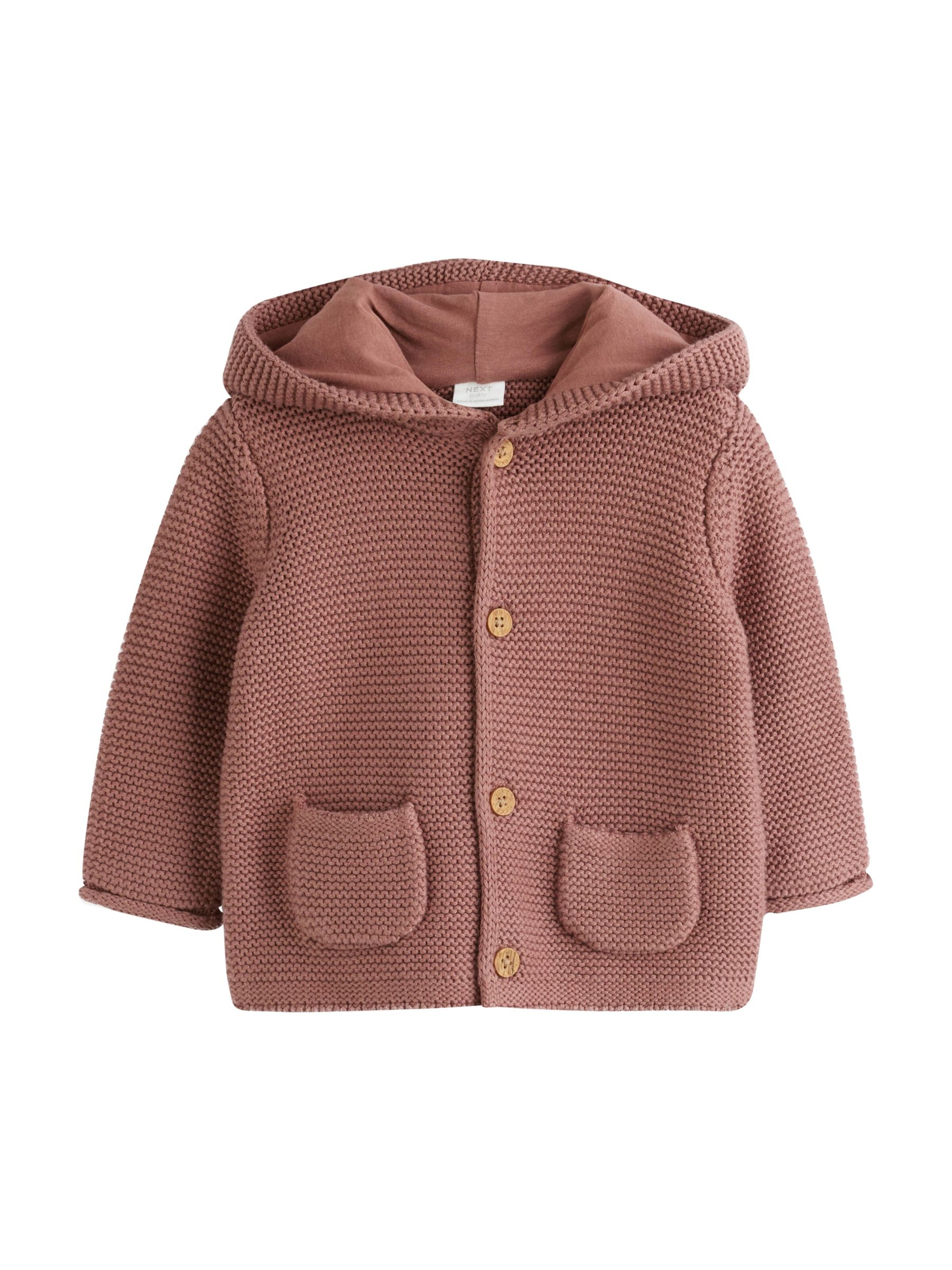 Next Strickjacke in Braun: Vorderseite