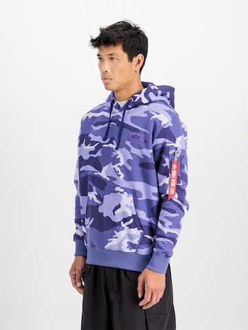 ALPHA INDUSTRIES Sweatshirt in Lila: Vorderseite