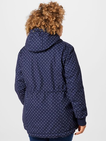 Ragwear Plus Between-season jacket 'DANKA' in Blue