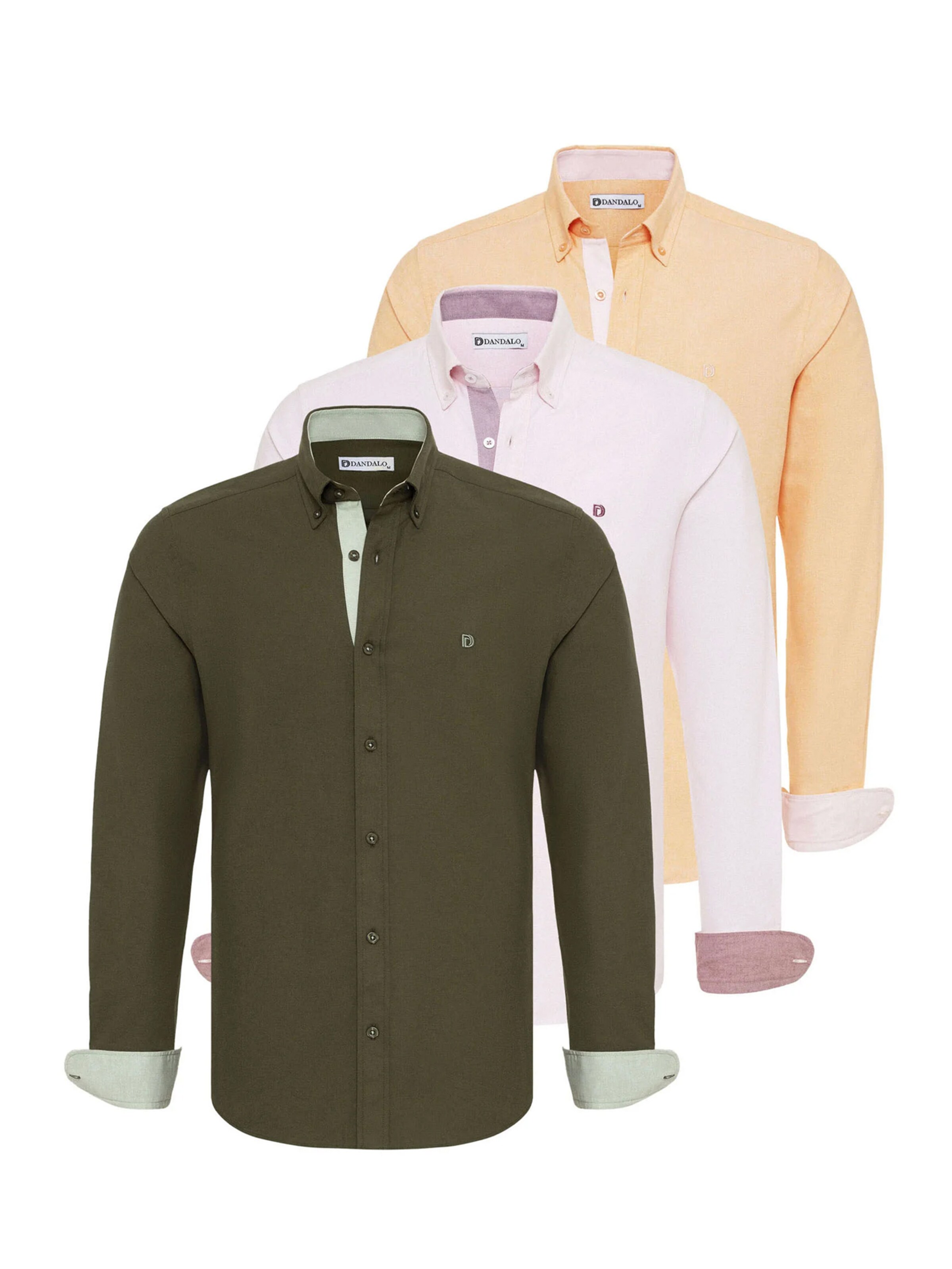 Regular fit Camicia di Dandalo in verde: frontale