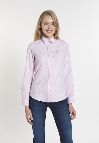 DENIM CULTURE Bluzka 'IRMA ' w kolorze różowy: przód
