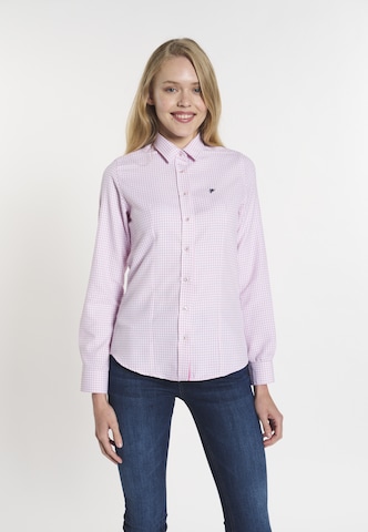 DENIM CULTURE - Blusa 'IRMA ' em rosa: frente