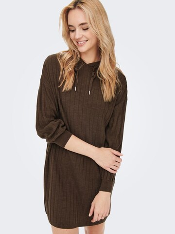 ONLY - Vestido de punto en marrón