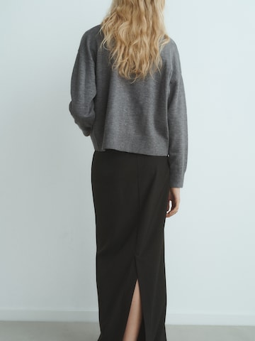 MANGO Strickjacke 'NEKKO' in Grau