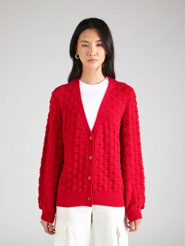 ONLY Strickjacke 'MAXINE' in Rot: predná strana