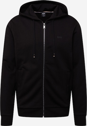 BOSS Black Zip-Up Hoodie 'SEEGER 92' in Black, Item view