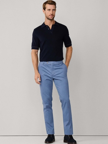 Hackett London Slimfit Chino 'Kensington' in Blauw