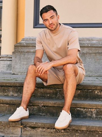 Suitable Regular Broek 'Jink' in Beige: voorkant