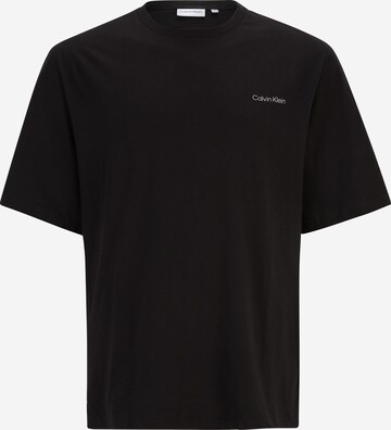 Calvin Klein Big & Tall - Camisa em preto: frente