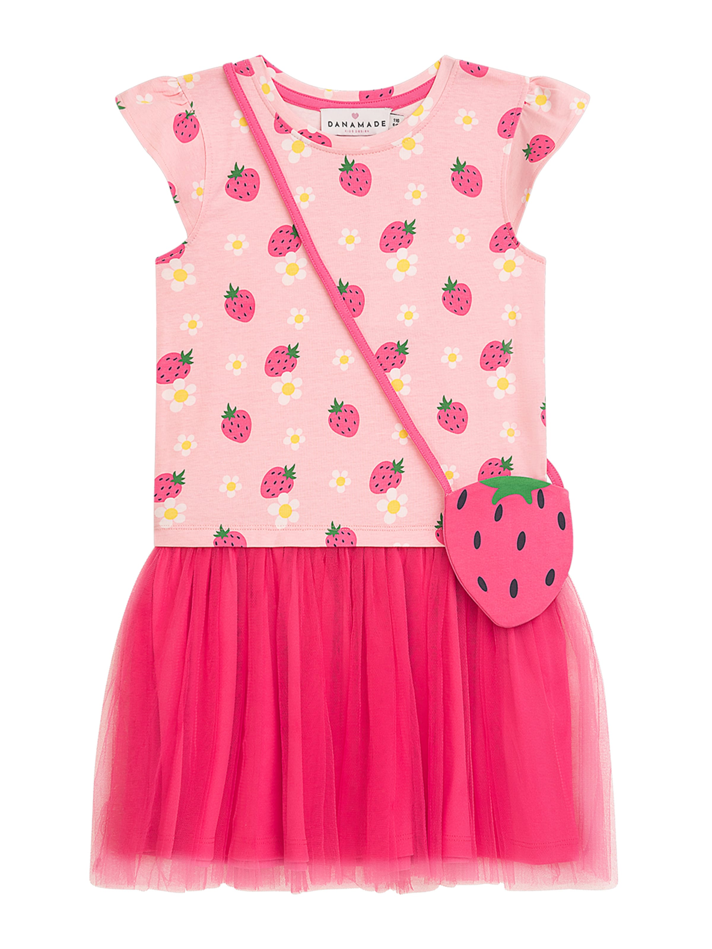 Robe Danamade en rose : devant