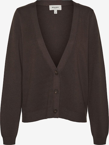 VERO MODA Knit Cardigan 'Mathilde' in Brown: front