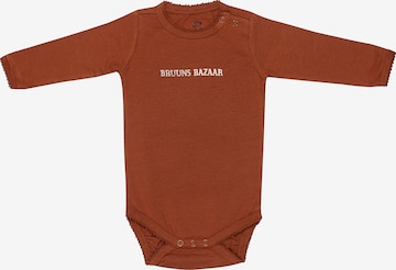Bruuns Bazaar Kids Romper/Bodysuit 'Ida Sofie' in Brown: front