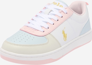 Baskets 'POLO COURT II' Polo Ralph Lauren en blanc : devant