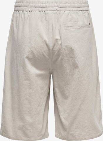 Loosefit Pantaloni 'Laus' de la Only & Sons pe bej