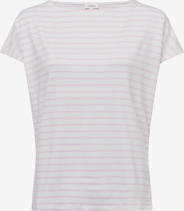 T-shirt s.Oliver en blanc : devant