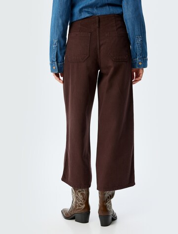 Koton Wide leg Trousers in Brown