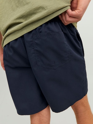 Jack & Jones Plus Kratke kopalne hlače | modra barva