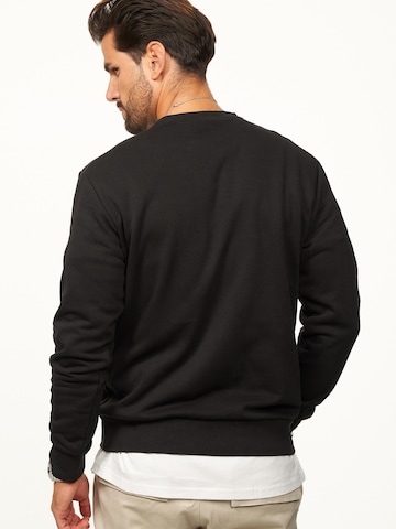 JACK JONES Sweatshirt 'JJETERNITY'‌‌‌‌‌‌‌‌ in Schwarz