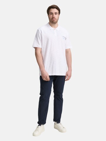TOM TAILOR Men + Shirt in Wit