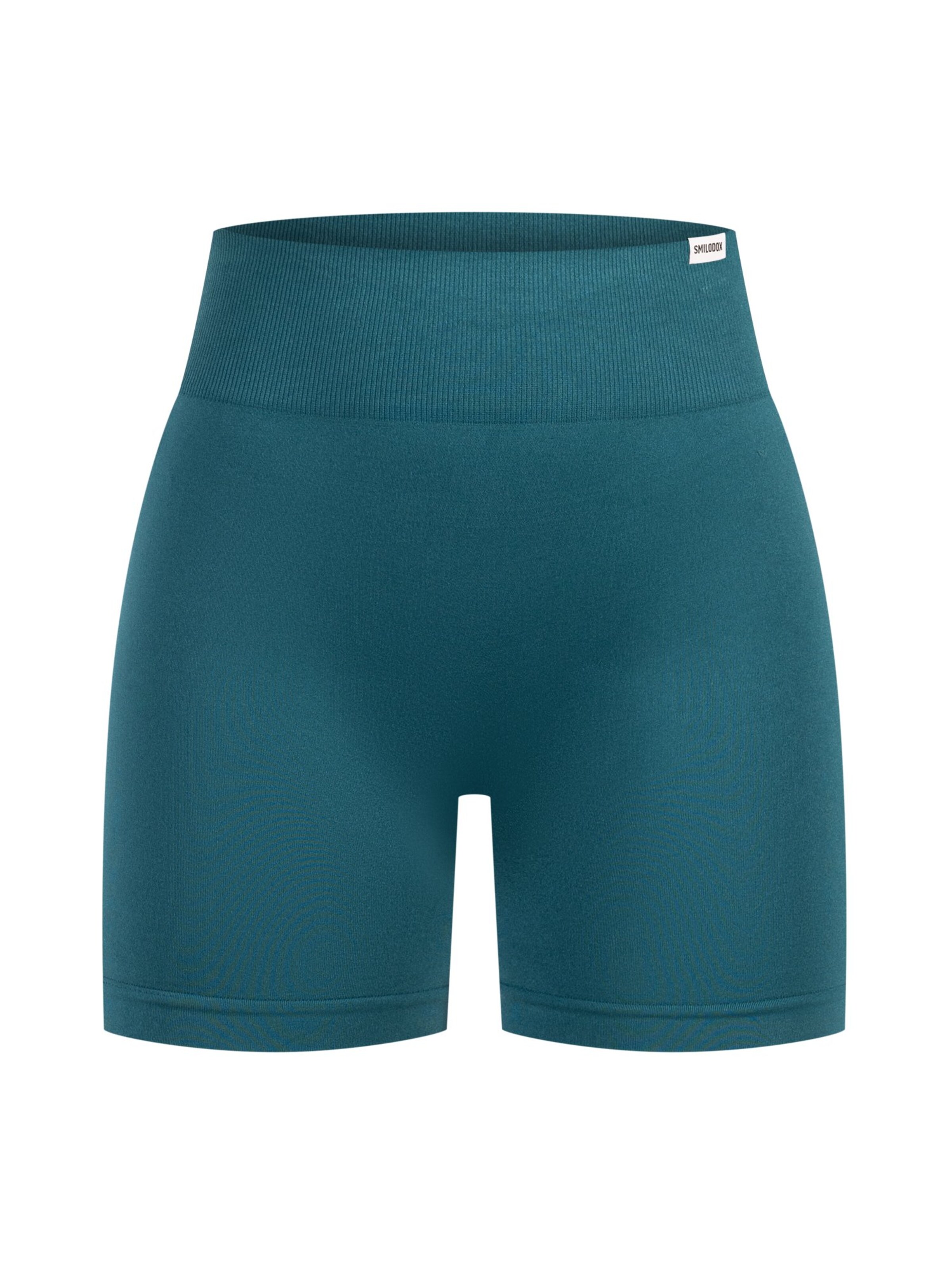Smilodox Slimfit Shorts ' Harly ' Seamless in Grün: Vorderseite