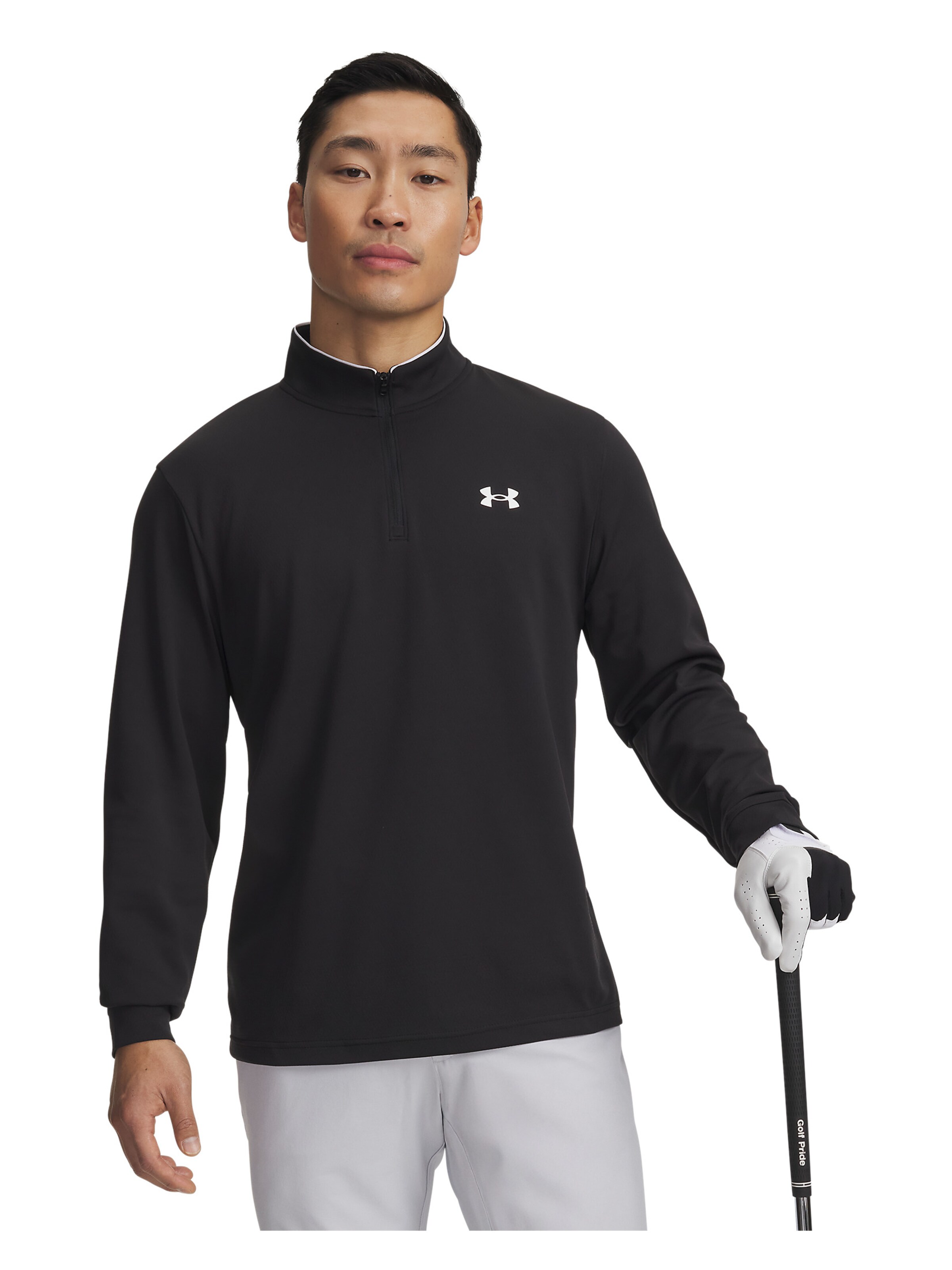 UNDER ARMOUR Performance shirt in Black: front