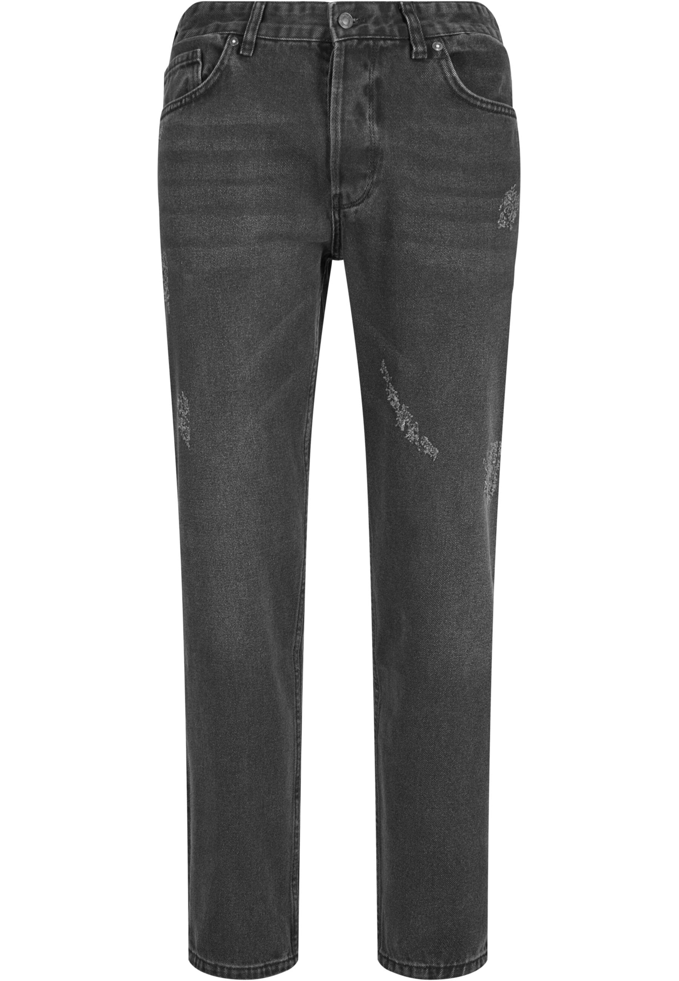 Loosefit Jeans di 2Y Premium in nero: frontale