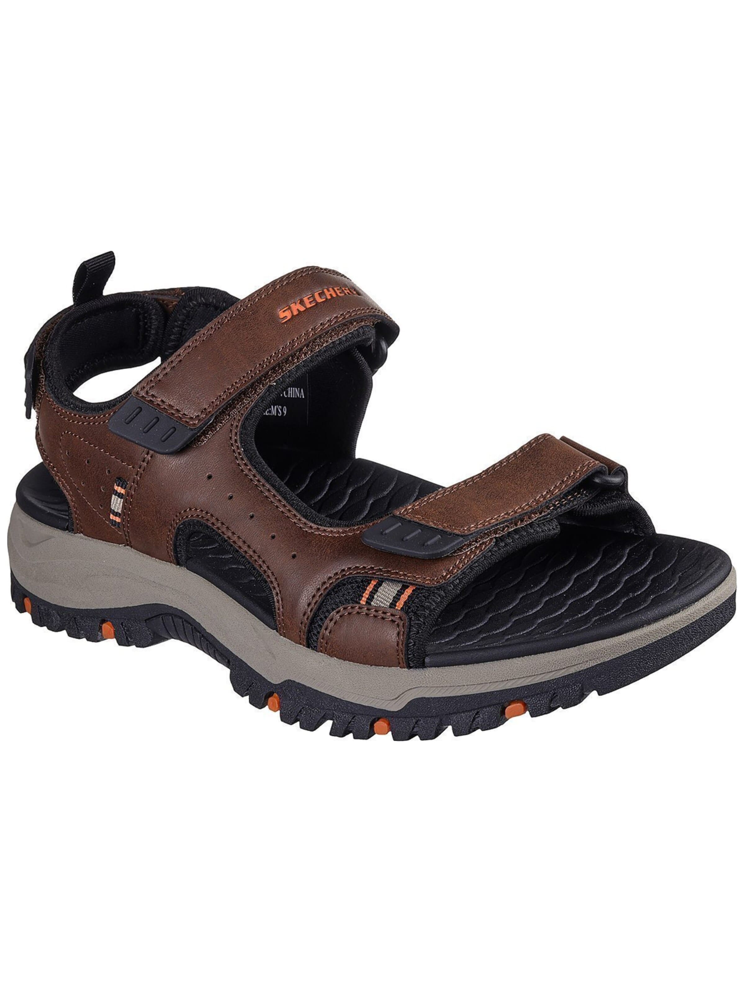 SKECHERS - Sandalias 'Rigdon' en marrón: frente